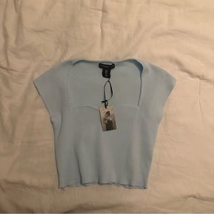 Sweetheart neckline crop top